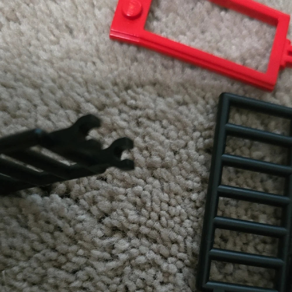 LEGO Set: Vintage Ladder, Hitching, & Fence Building Block Accessories